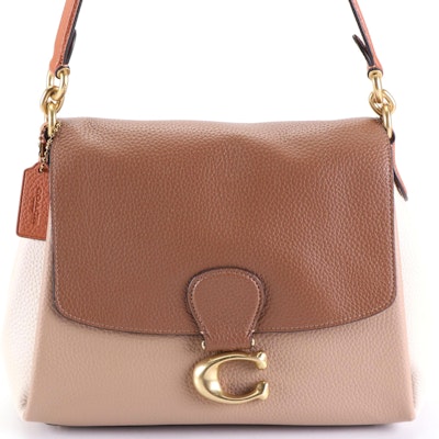 Coach May Shoulder Bag in Colorblock Grain Leather