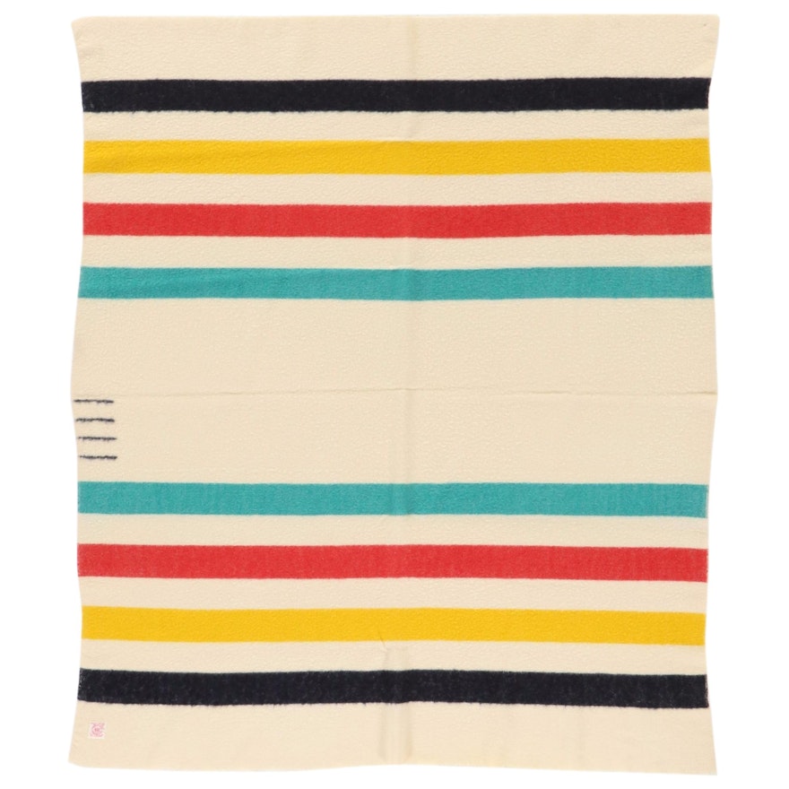 Hudson's Bay Company Four Point Wool Blanket, 1930s