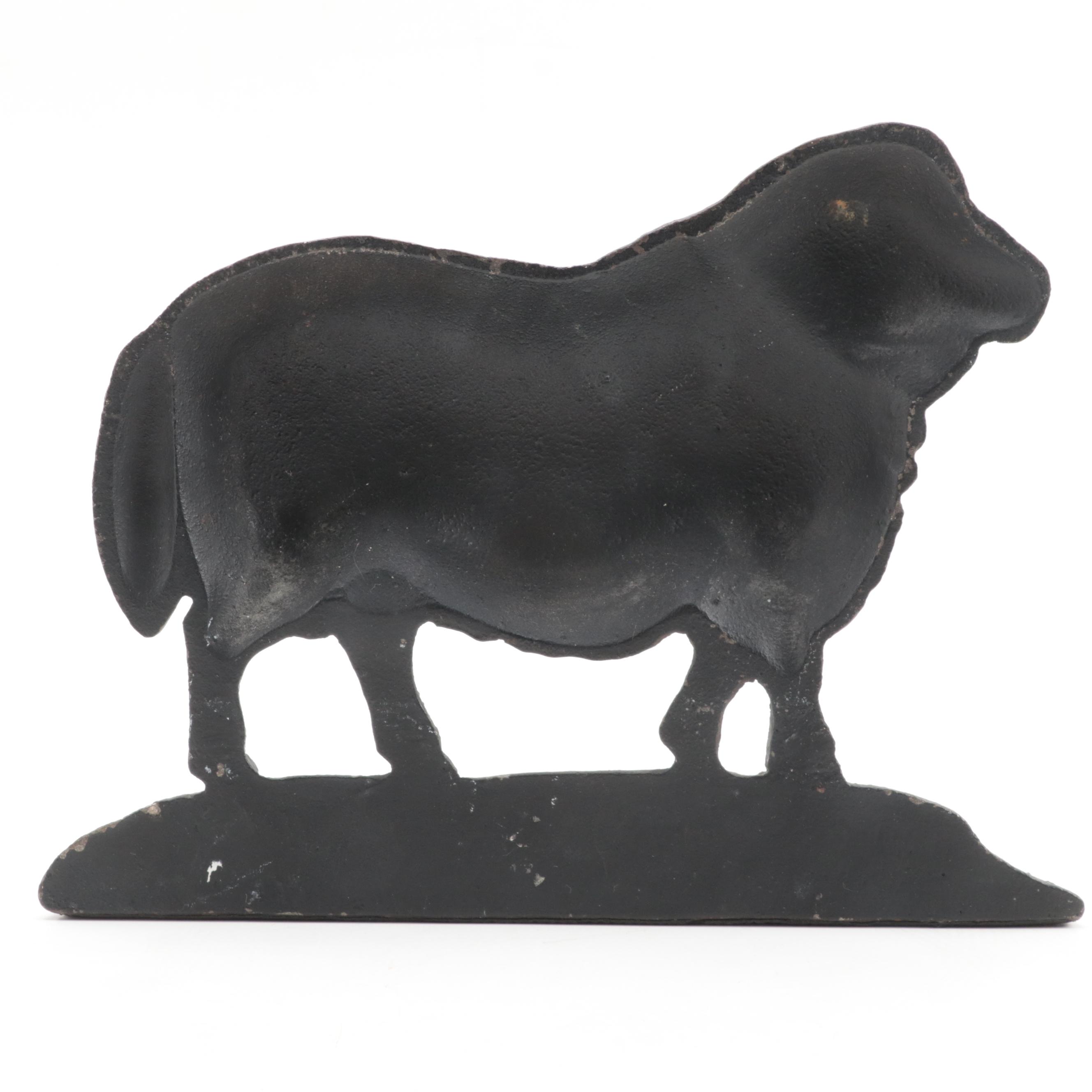 Cast Iron Sheep Doorstop | EBTH