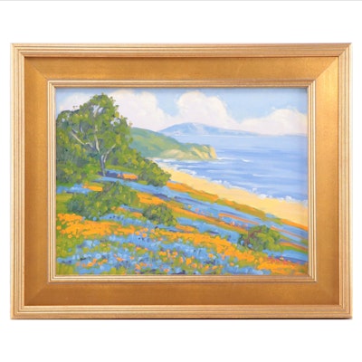 Marc A. Graison Oil Painting "Coastal Symphony," 2023
