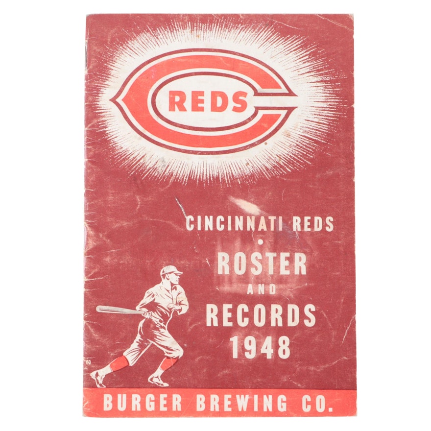 1948 MLB Season Cincinnati Reds Roster and Records Book