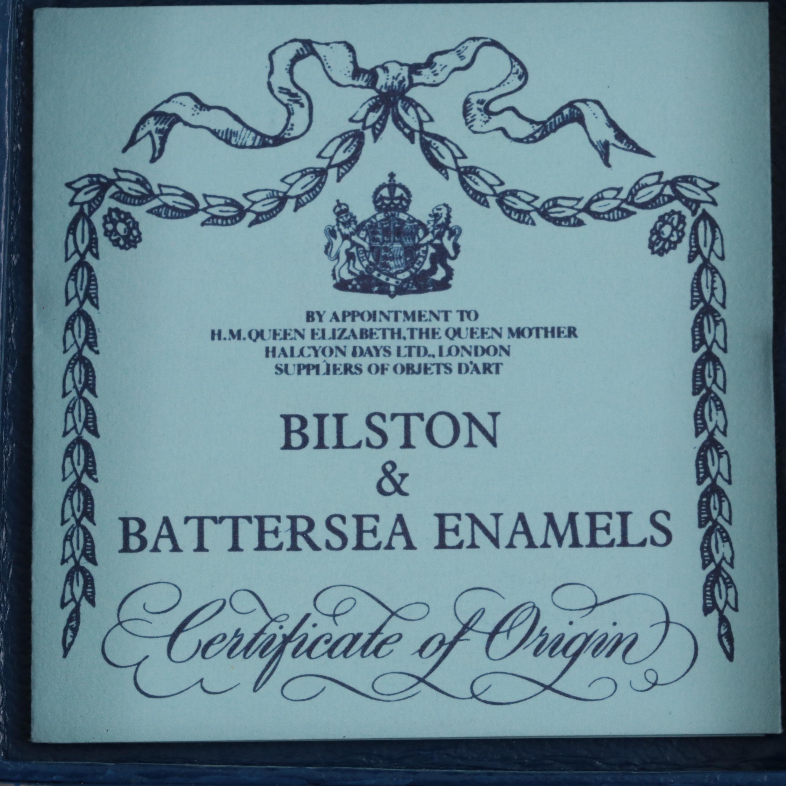 Halcyon Days Queen Elizabeth Birthday Commemorative Box with Silver