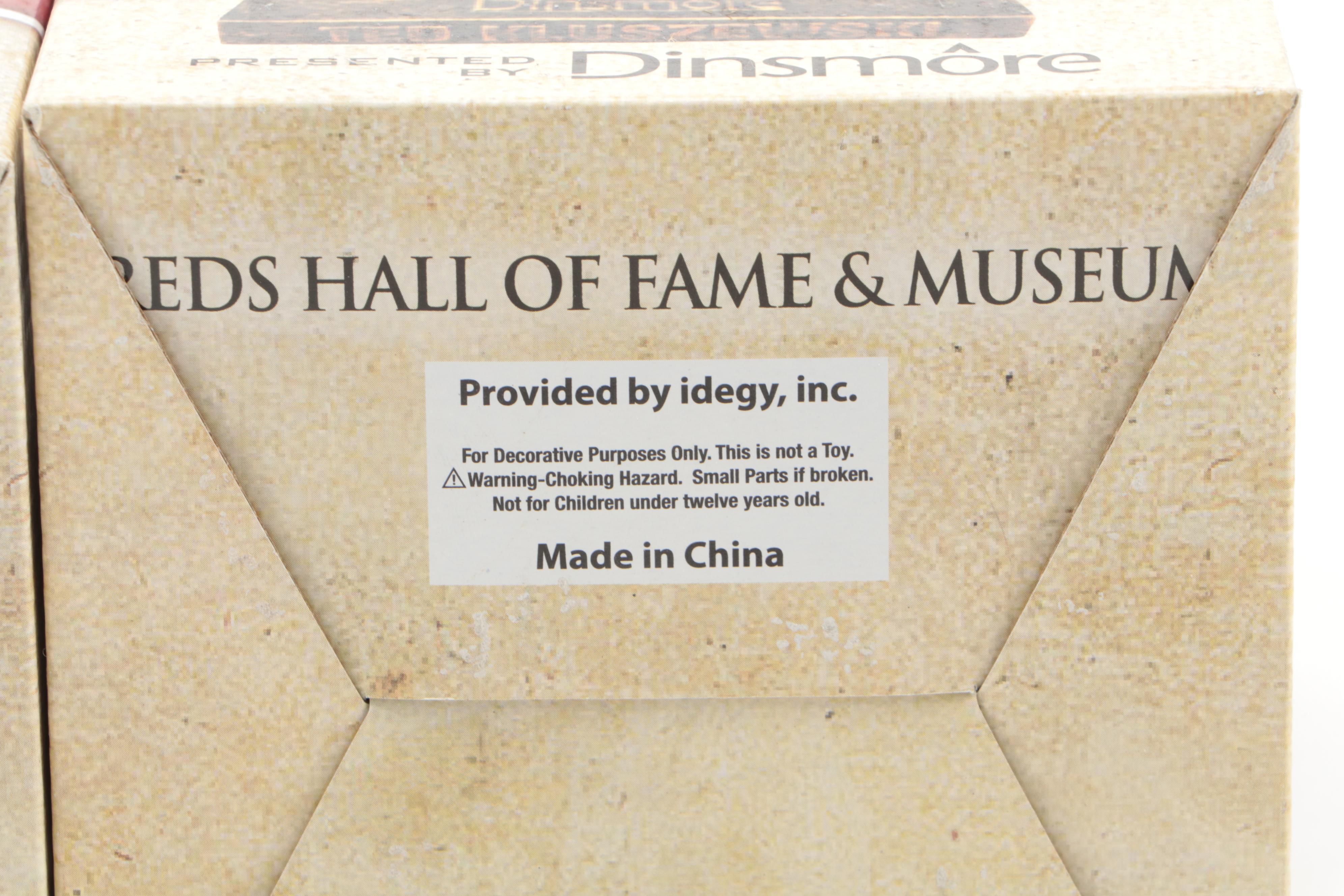 Dinsmore Cincinnati Reds Hall of Fame Statues with Rose, Bench and More