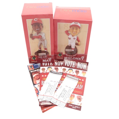 Cincinnati Reds Lee May and Jim Maloney Reds HOF Bobbleheads, Tickets, More