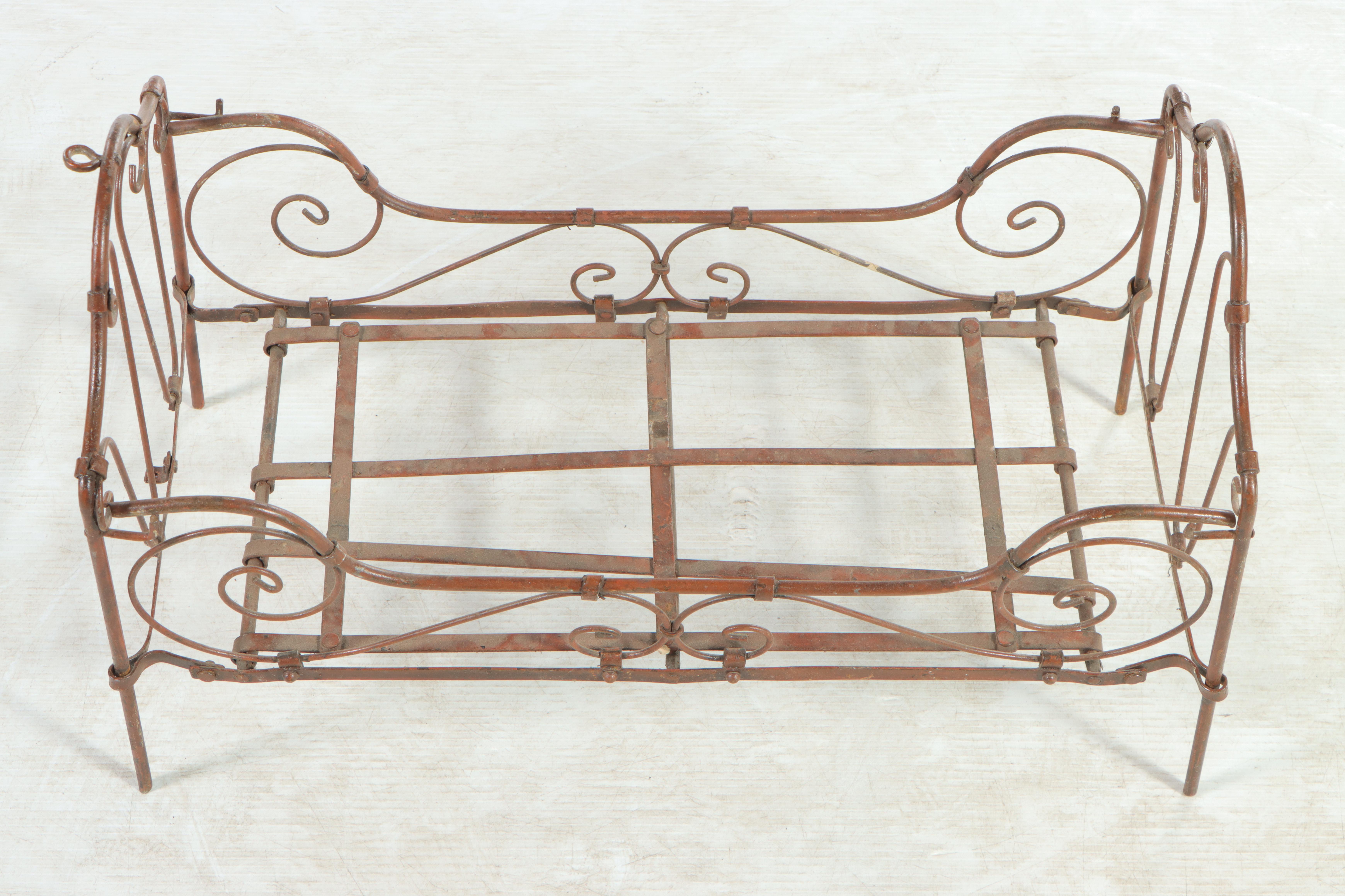 Victorian Style Wrought Iron Doll Bed, Early to Mid 20th Century EBTH
