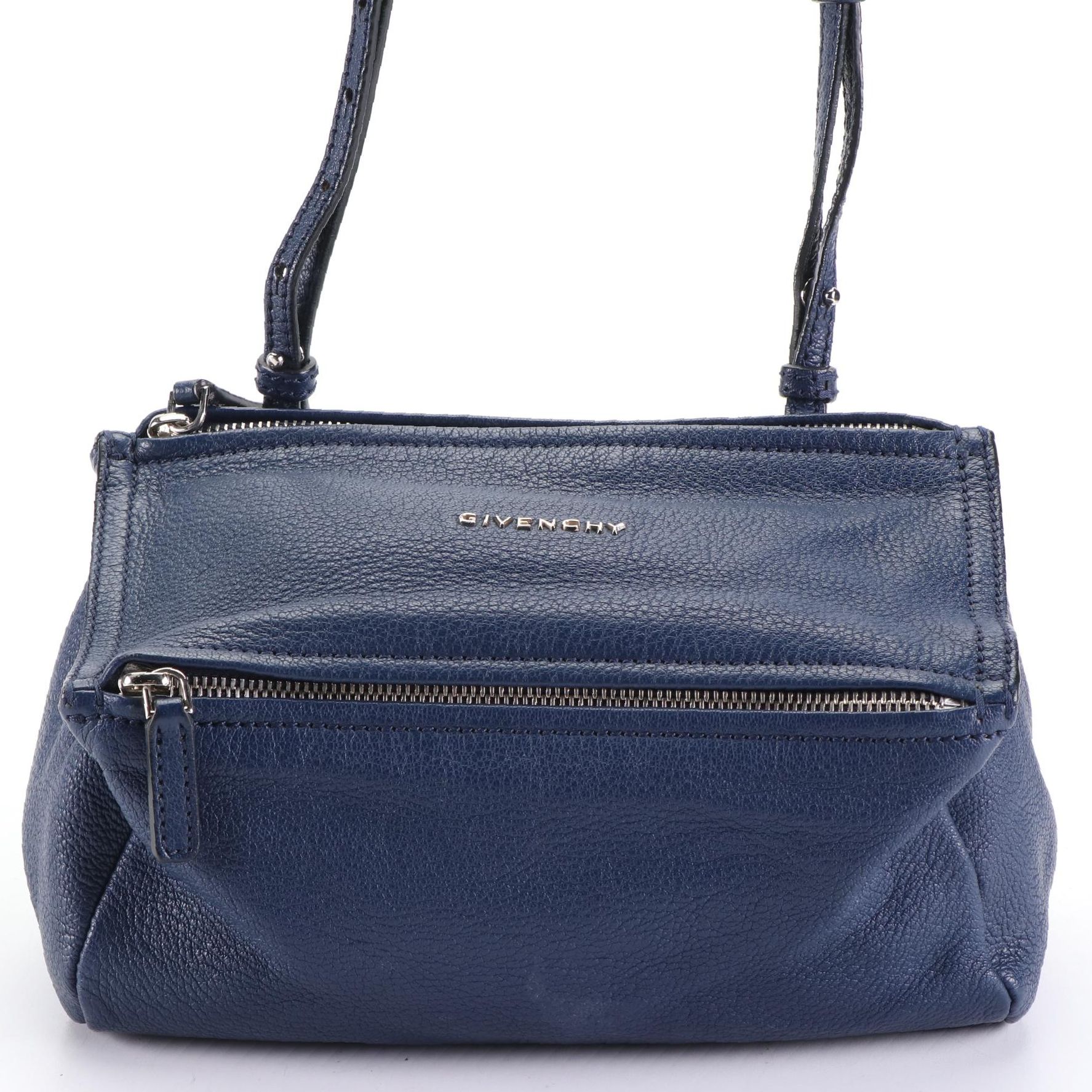 Givenchy Mini Pandora Bag in Blue Grain Leather EBTH