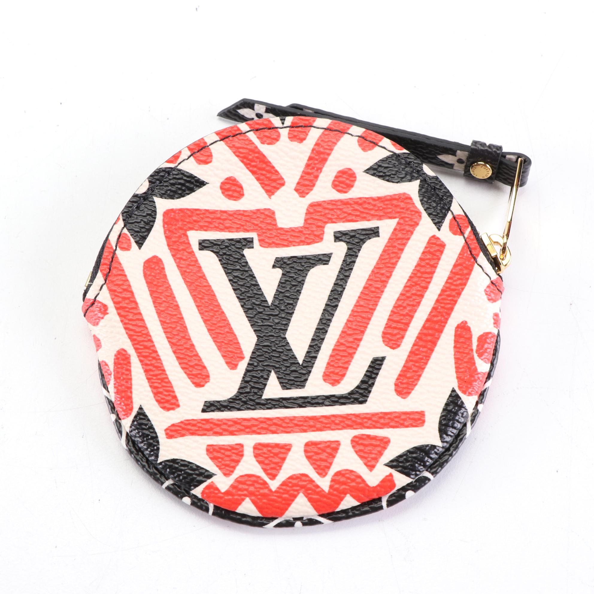 Louis Vuitton Round Coin Purse in Limited Edition Crafty Monogram