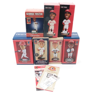 Cincinnati Reds Bobbleheads Including Perez, Bench, Foster and More