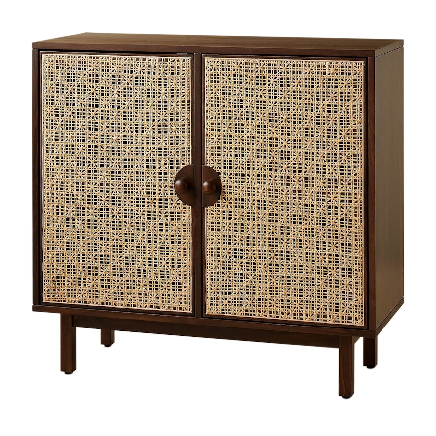 Opalhouse With Jungalow Palermo Cabinet With Daisy Webbing in Brown