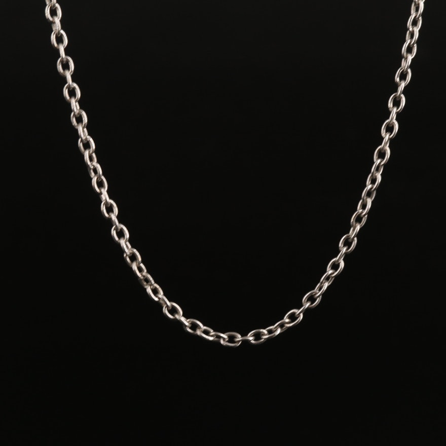 Italian 14K Cable Chain Necklace