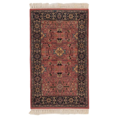 2'11 x 5'6 Hand-Knotted Turkish Kayseri Accent Rug