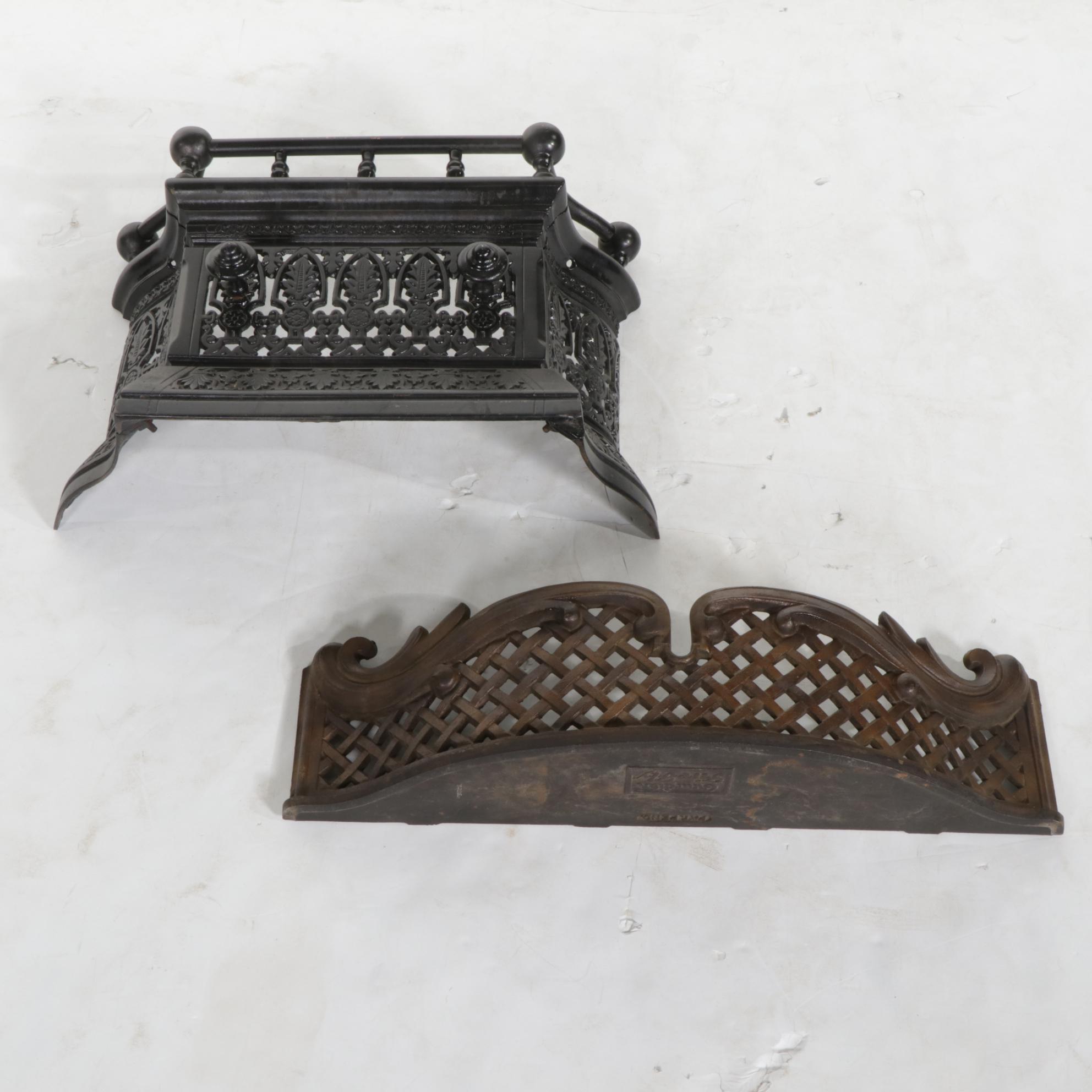 Cast Iron Fireplace Fenders EBTH