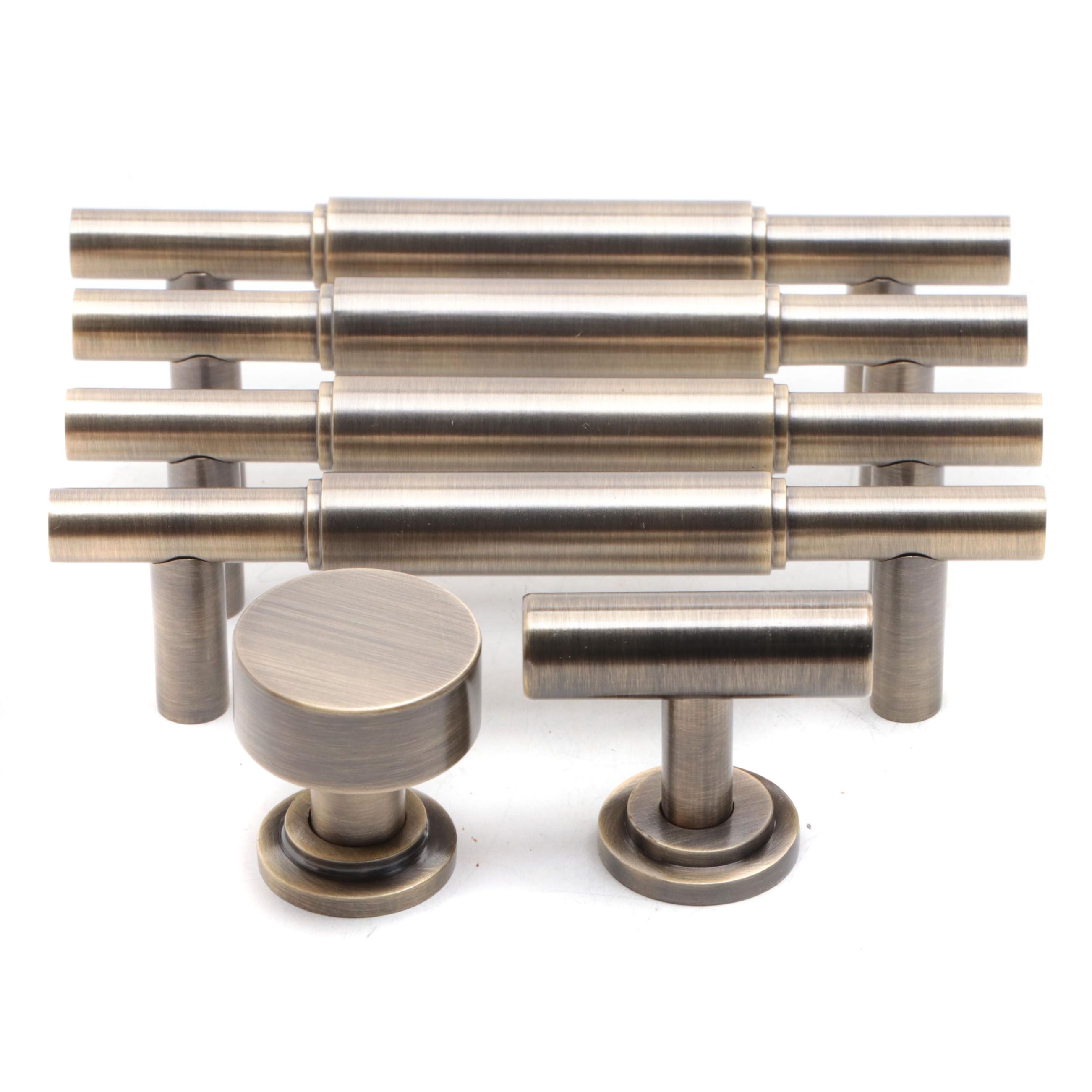Antiqued Finish Brass Pulls and Knobs EBTH