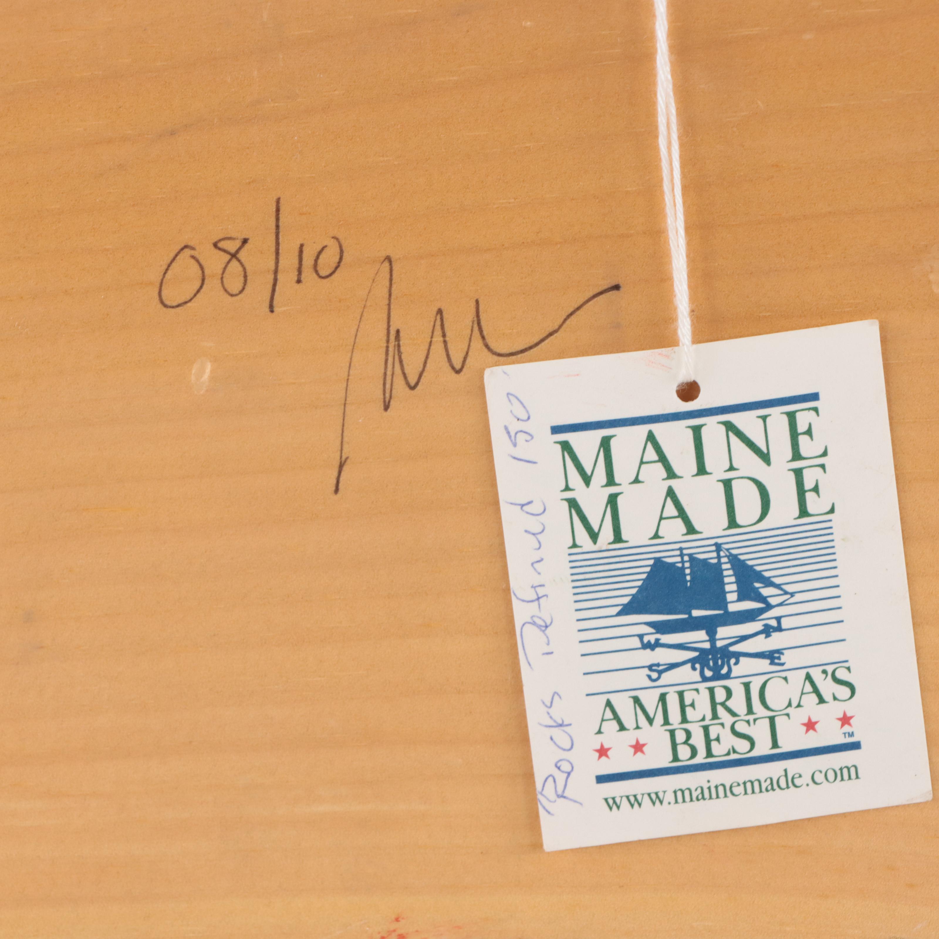 Mixed Media Paintings on Wood Panels EBTH