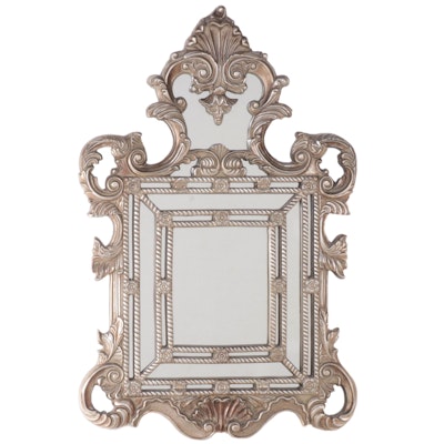 Baroque Style Gilt Composite Mirror