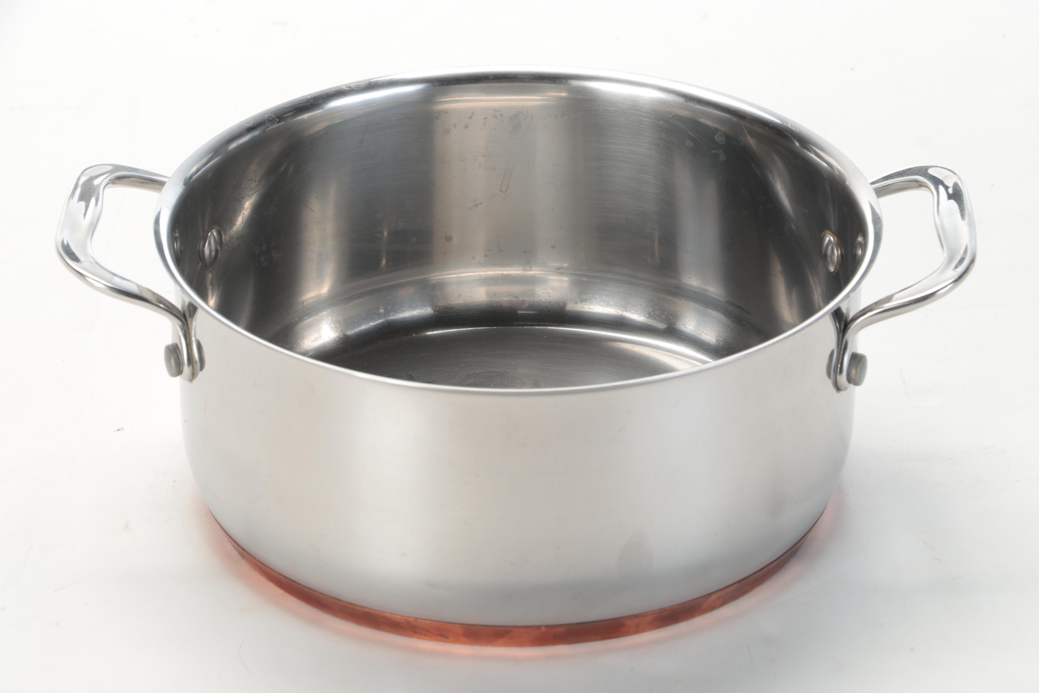 Chefmate Pots and Pans with Martha Stewart Collection Cutlery Set EBTH