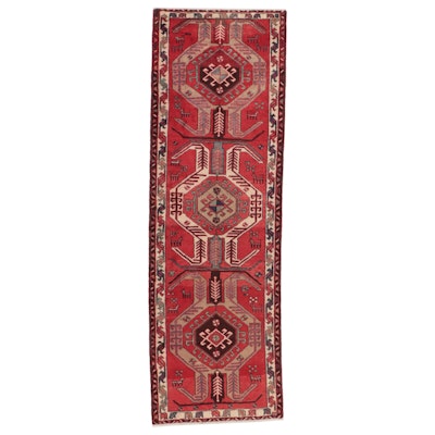 3'2 x 10' Hand-Knotted Caucasian Lenkoran Long Rug
