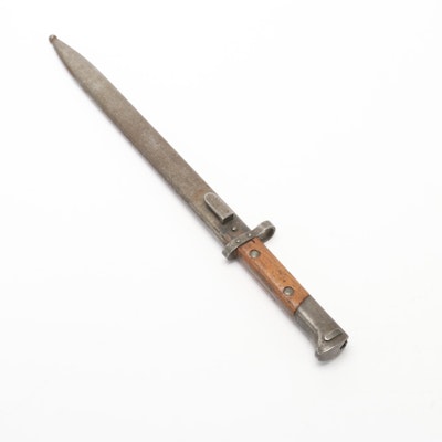 Czech Mauser Bayonet with Metal Scabbard