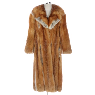 Canadian Red Fox Fur Coat
