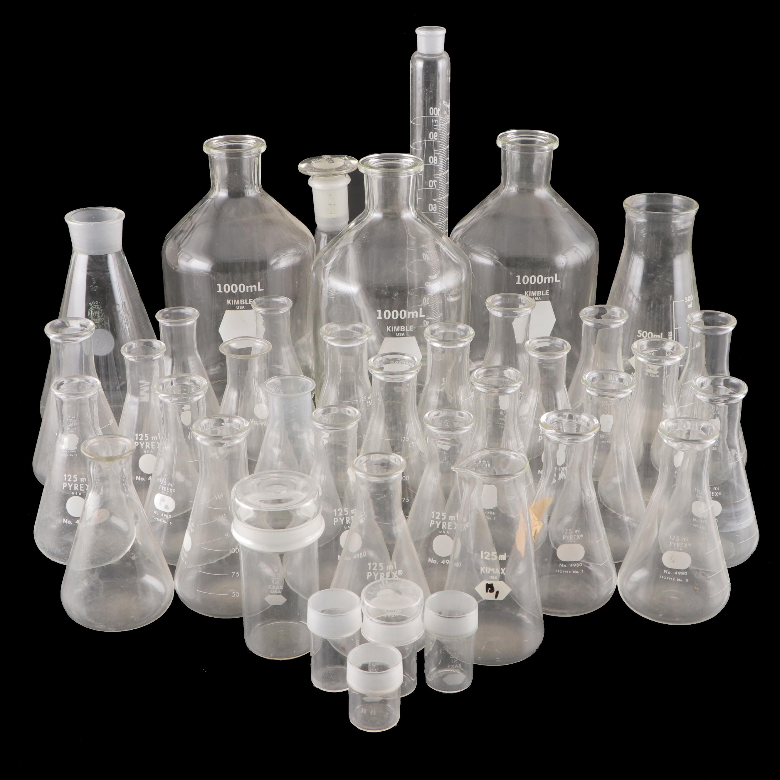 Pyrex, Kimax and Kimble Beakers, Jars and More Laboratory Glassware EBTH