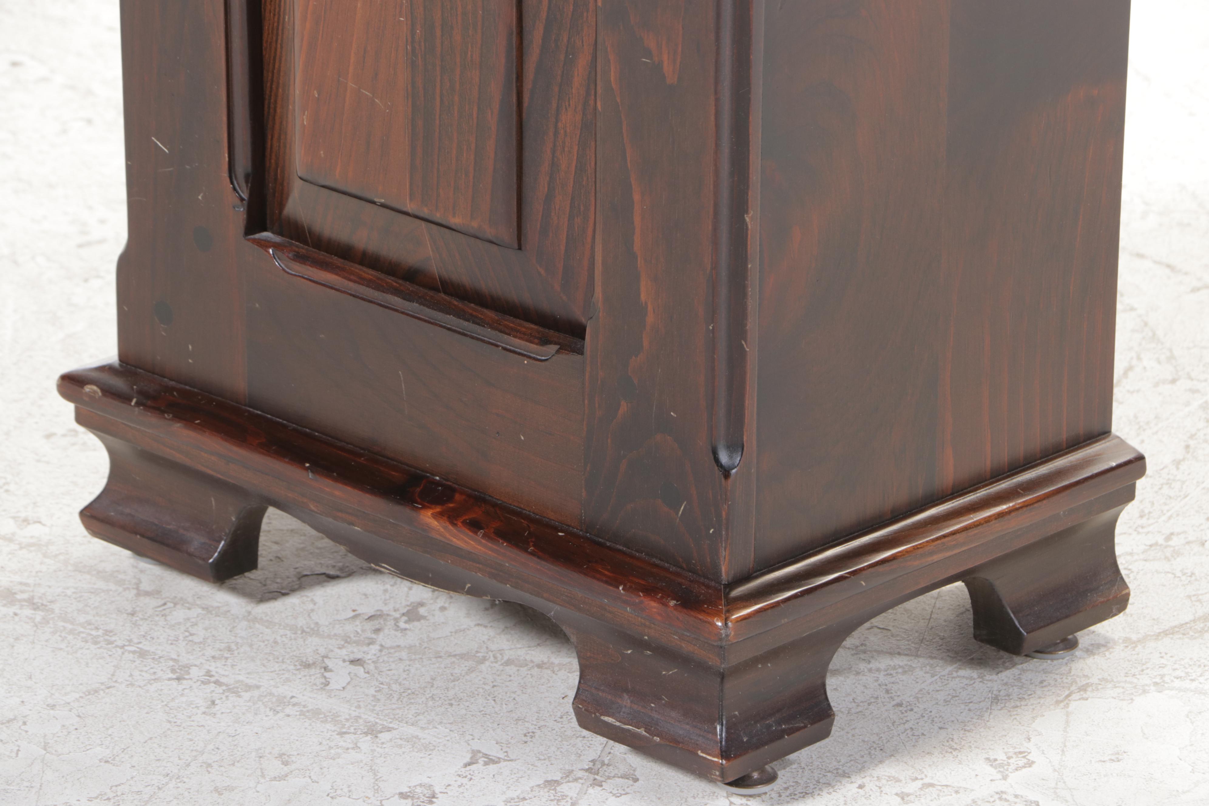 New England Clock Co. "Abel Cottey" Pine Grandfather Clock, copyrighted 1970 EBTH