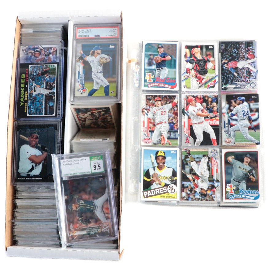 Topps, More Baseball Cards with Graded Bichette and Other Rookies, 1970s–2020s