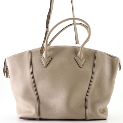 Louis Vuitton Soft Lockit Tote in Taurillion Leather with Detachable Strap