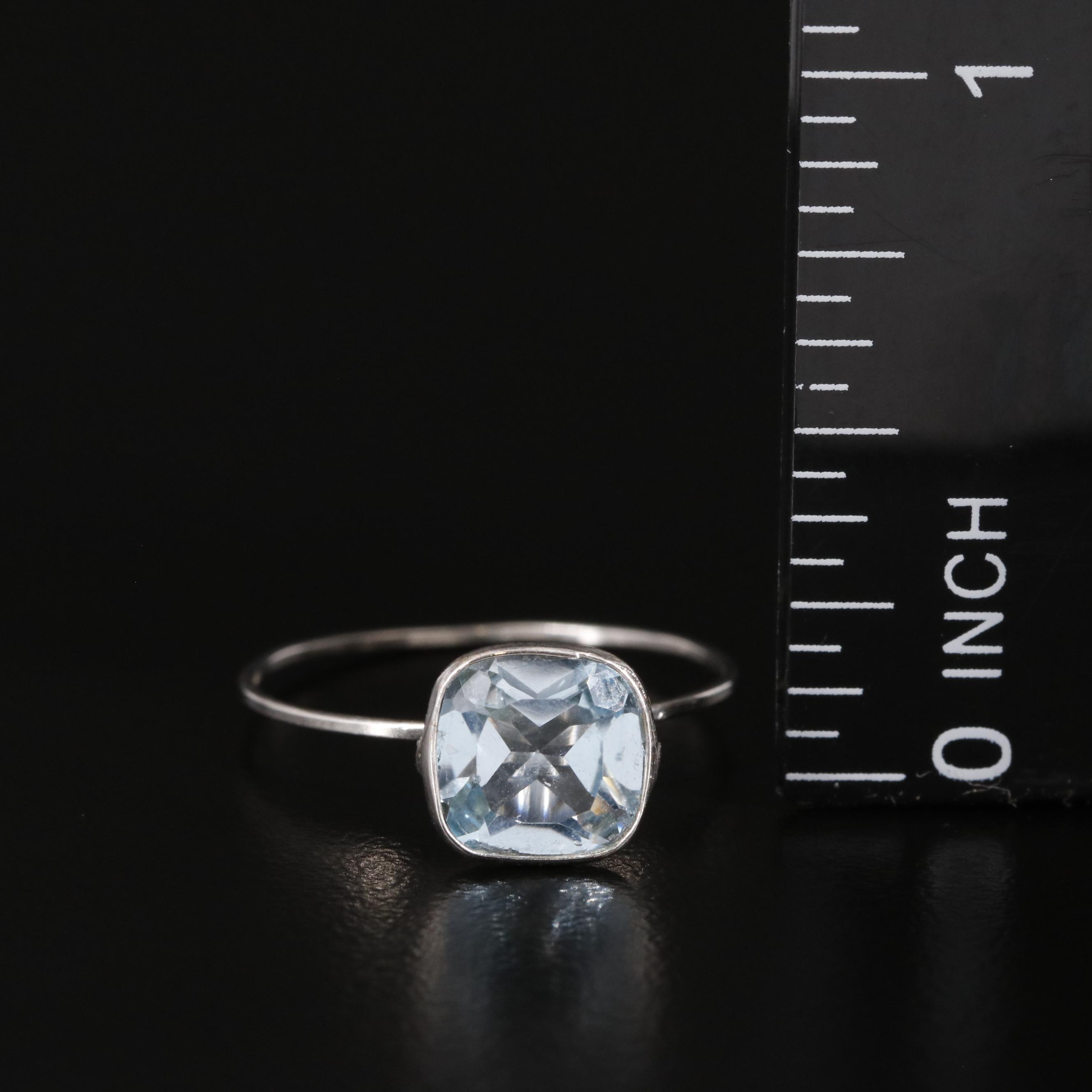 14K Blue Topaz Ring | EBTH