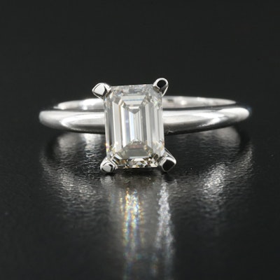 14K 1.26 CT Lab Grown Diamond Solitaire Ring