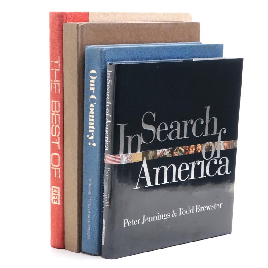 First Edition "In Search of America" by Jennings and Brewster and More Books