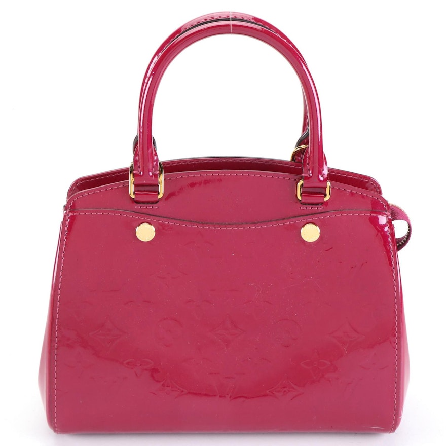 Louis Vuitton Brea PM Handbag in Monogram Vernis