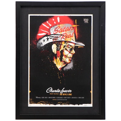 Keith Nelter Serigraph Poster "Charlie Louvin"