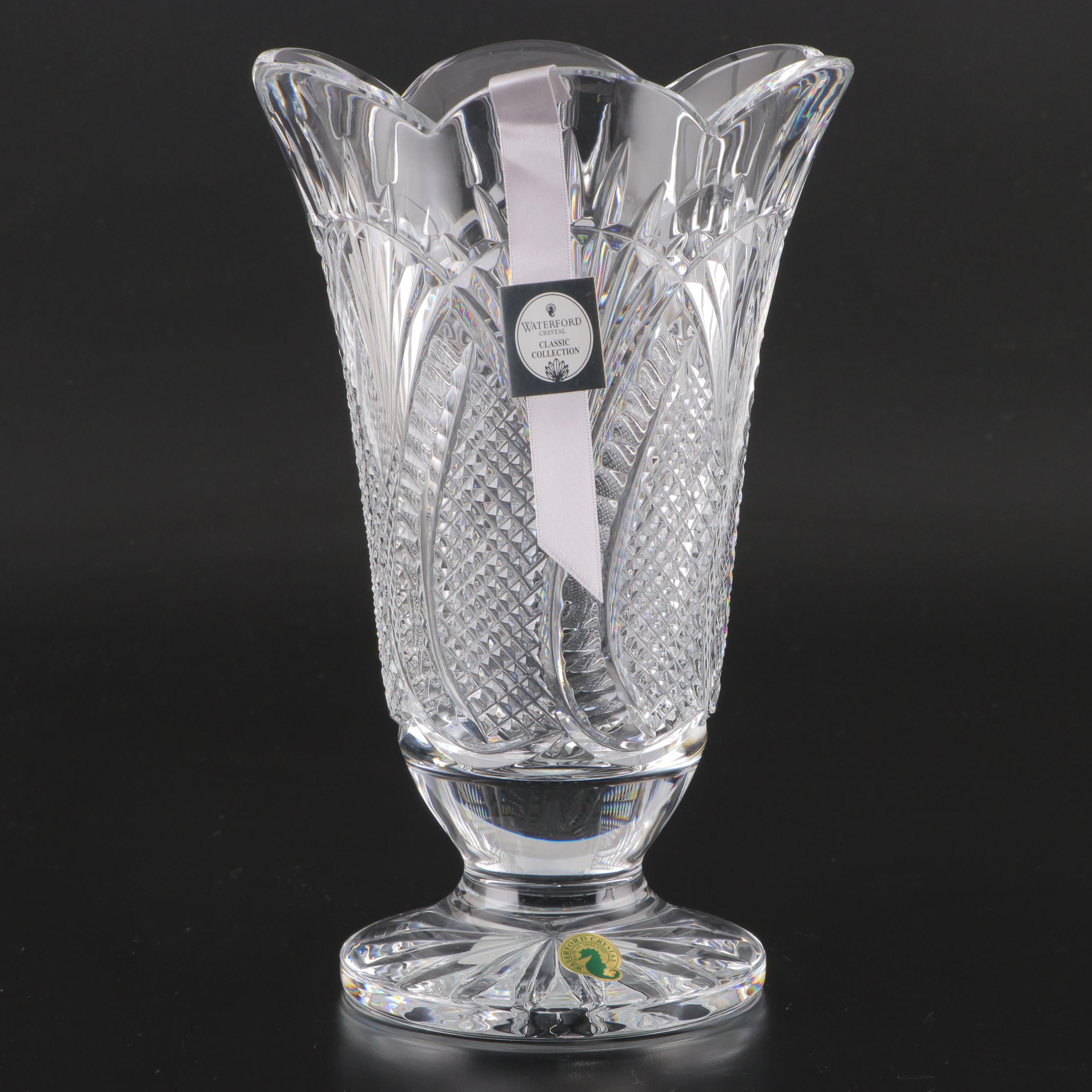 Waterford Classic Collection "Seahorse" Crystal Vases EBTH