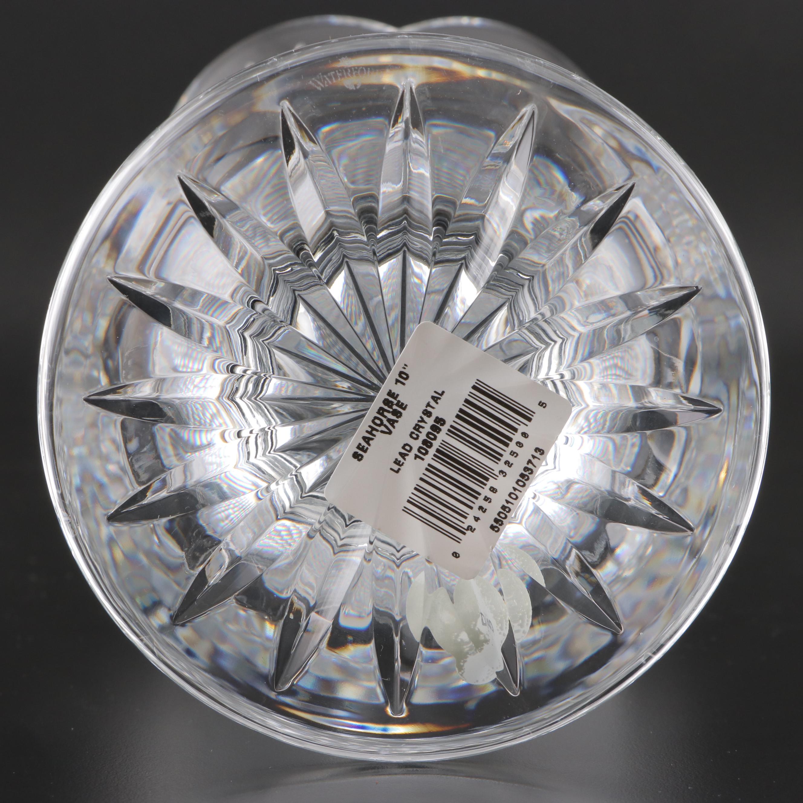 Waterford Classic Collection "Seahorse" Crystal Vases EBTH