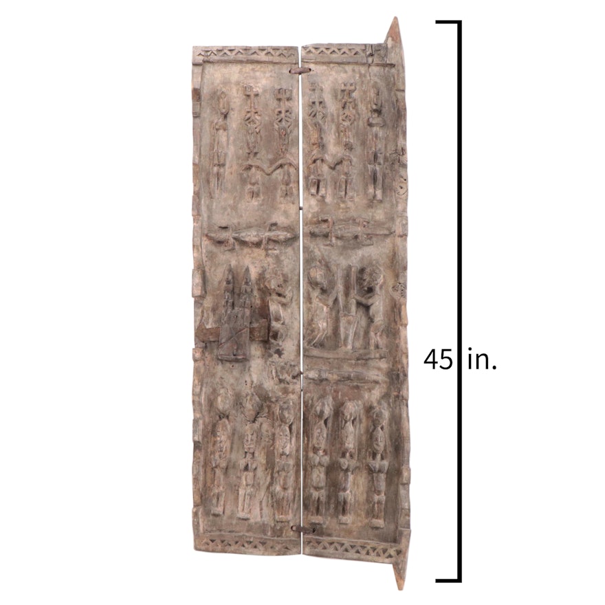 Dogon Style Wooden Door, Mali