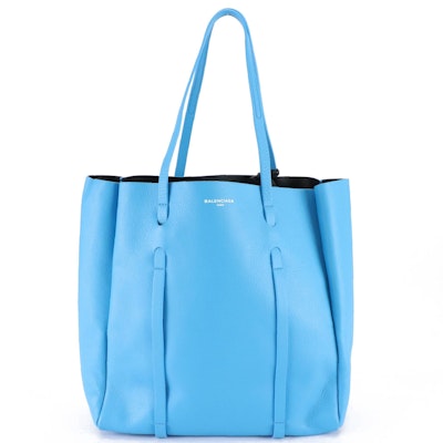 Balenciaga Everyday Tote in Leather with Zip Pouch and Compact Mirror