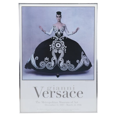 Met Exhibition Offset Lithograph After Irving Penn "Gianni Versace," 1997