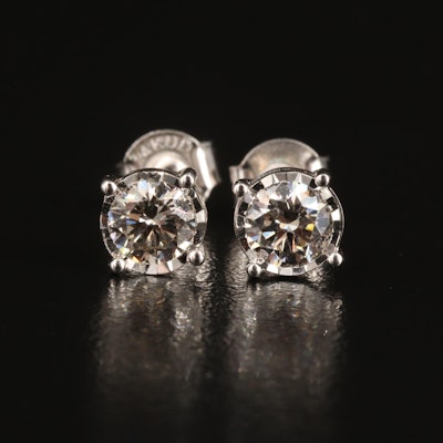 14K 0.80 CTW Lab Grown Diamond Stud Earrings