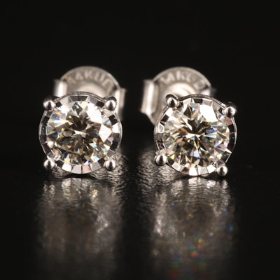 14K 0.77 CTW Lab Grown Diamond Stud Earrings