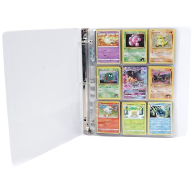 Pokémon Trading Cards Including "Feebas" and First Edition "Brock's Onix"