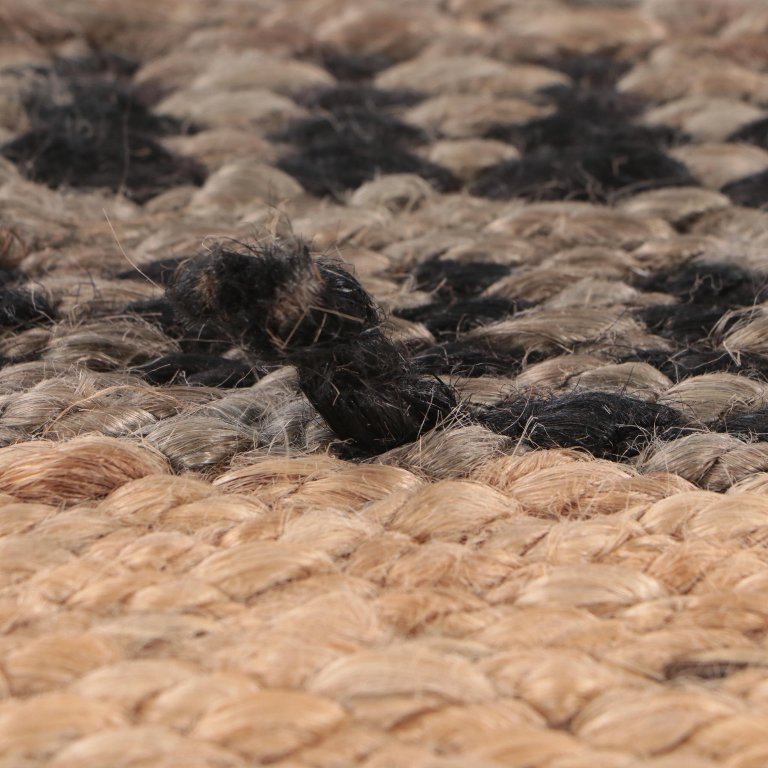 5'1 x 9' Handwoven World Market Indian Jute Area Rug EBTH