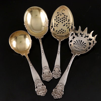 Towle "Georgian" Gold Wash Sterling Silver Serving Utensils