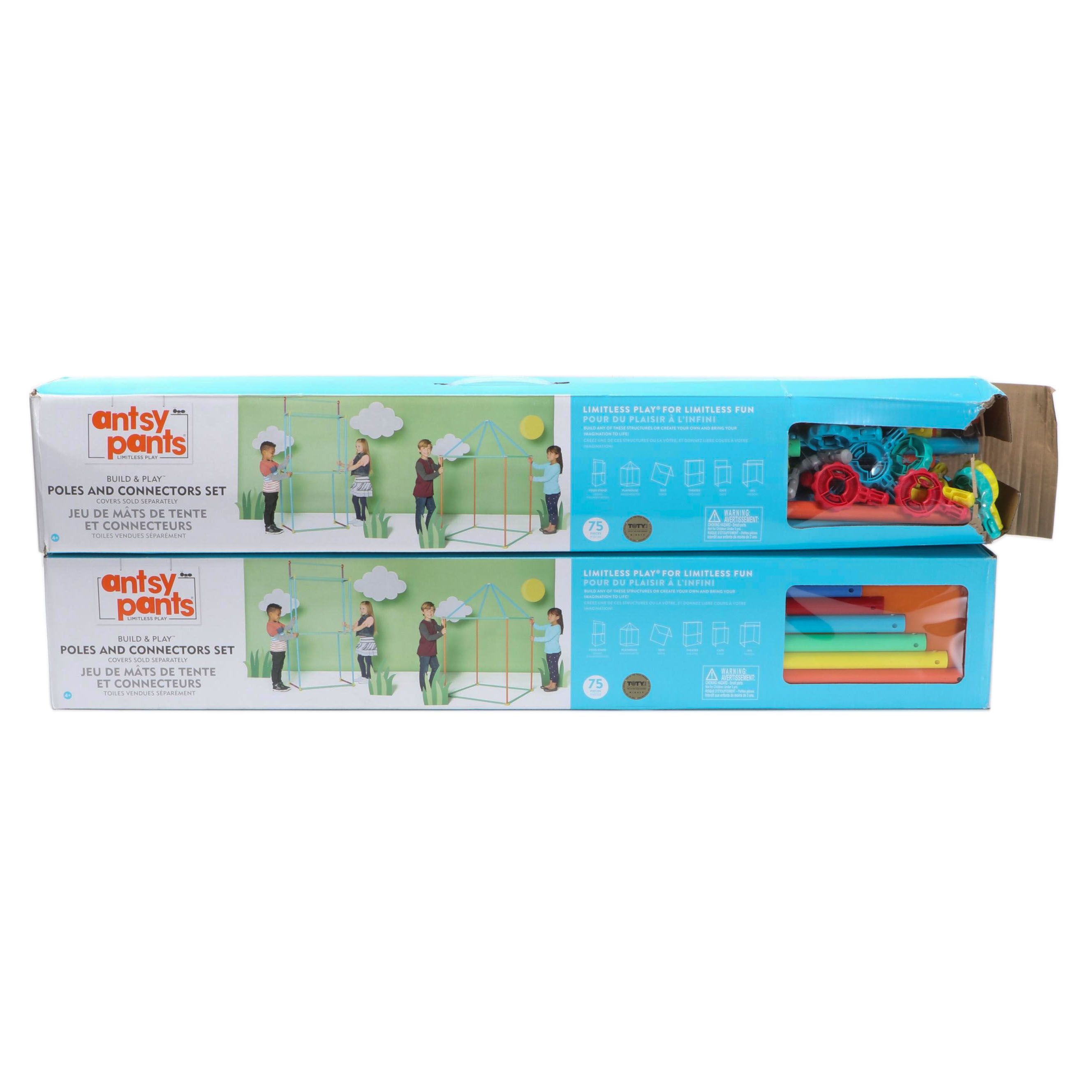Two Antsy Pants Build & Play Poles and Connectors Sets | EBTH