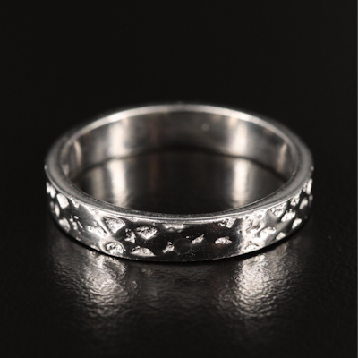 Sterling Textured Band