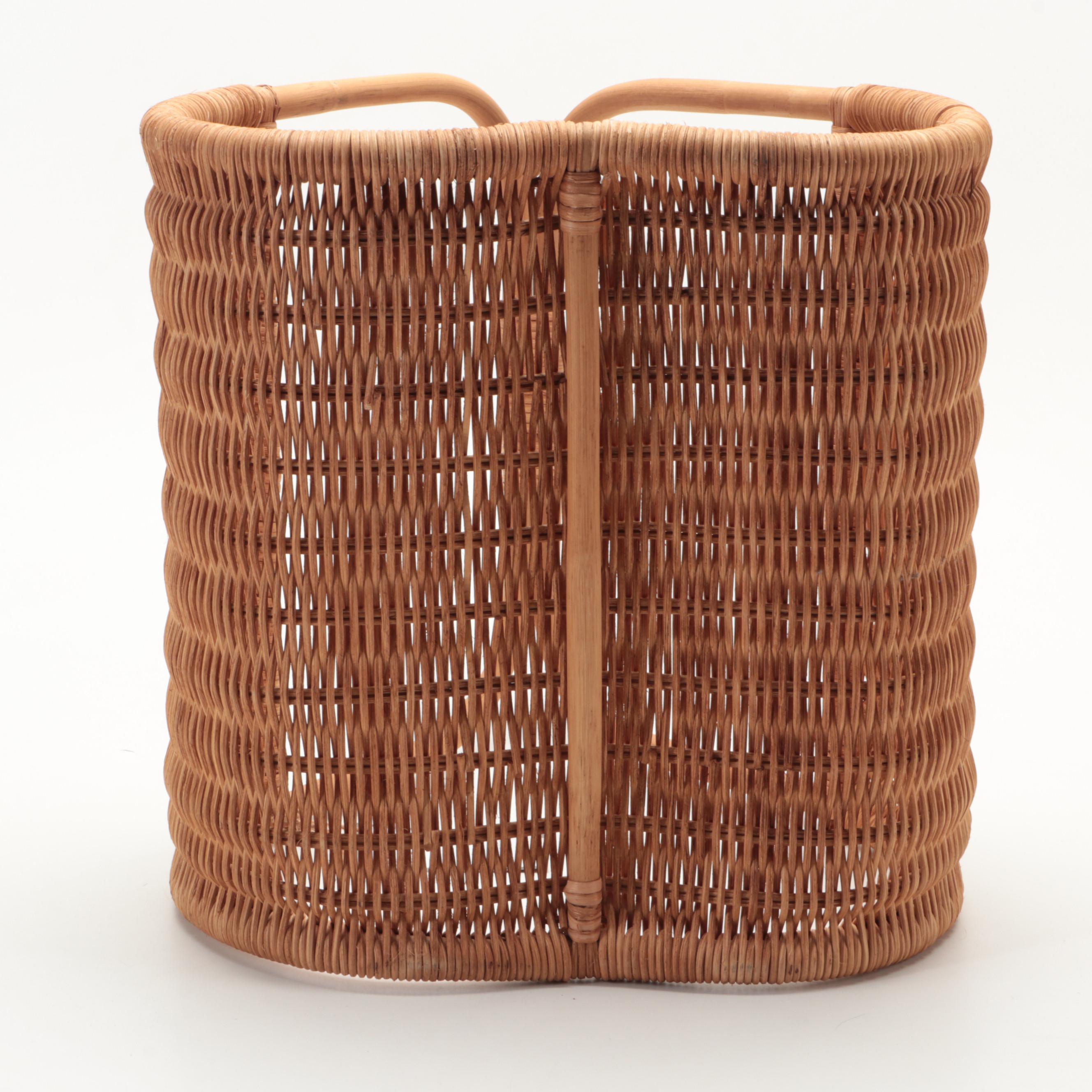 Threshold with Studio McGee Handwoven Rattan Magazine Holder EBTH