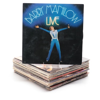 Barry Manilow, John Denver, Barbra Streisand and More Vinyl Record Albums