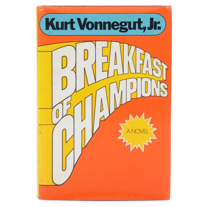 First Edition "Breakfast of Champions" by Kurt Vonnegut, 1973