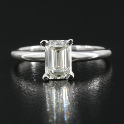 14K 1.04 CT Lab Grown Diamond Solitaire Ring