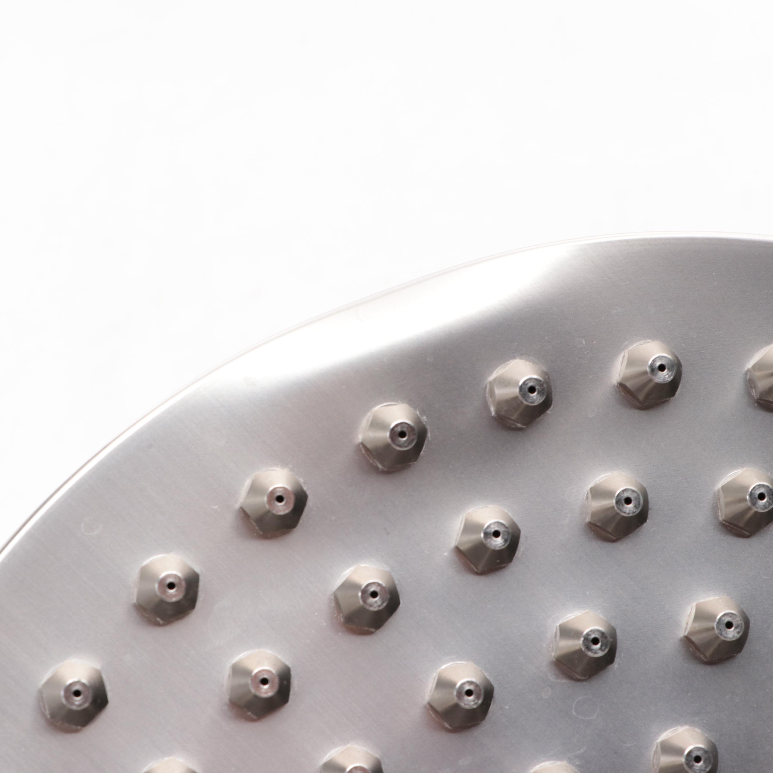 Brushed Nickel Finish Shower Valve with Diverter, Rainfall Shower Head