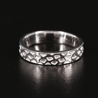 Sterling Textured Band Ring